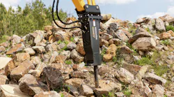 Komatsu Breaker Jmhb130 H In Rocks