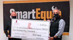 Smart Equip Presents250k Donation 4 30 2021 Fernando Pienra Timothy Bayly St Jude Web