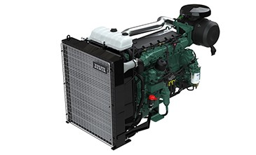 Pictured is the new Volvo Penta&rsquo;s D8 Stage II and IIIA/Tier 3 genset engine.