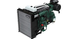 Pictured is the new Volvo Penta&rsquo;s D8 Stage II and IIIA/Tier 3 genset engine.