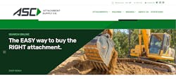 Pictured is ASC's online shopping site, attachmentsupply.com, an e-Commerce and online marketing site for buying and selling attachments online, Pictured is ASC's online shopping site, attachmentsupply.com, an e-Commerce and online marketing site for buying and selling attachments online,