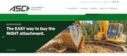 Pictured is ASC's online shopping site, attachmentsupply.com, an e-Commerce and online marketing site for buying and selling attachments online, Pictured is ASC's online shopping site, attachmentsupply.com, an e-Commerce and online marketing site for buying and selling attachments online,