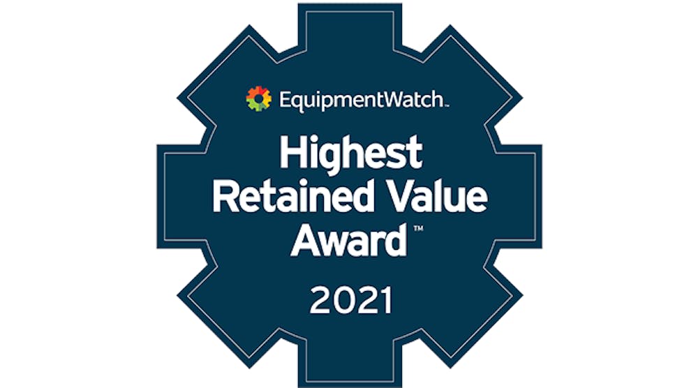 Equipmentwatch Highest Retained Value 2021