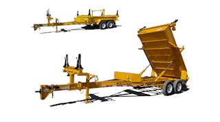 Pictured is the PCD, Pole/Cargo/Dump trailer.