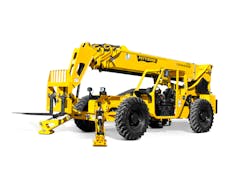 Pictured is the new Pettibone Traverse T1056X telehandler. Pictured is the new Pettibone Traverse T1056X telehandler.