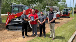 Takeuchi 2020 Cobb Bill Smith Top Salesperson Award 4 15 21
