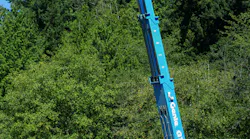Pictured is the new Genie GTH-1056 telehandler.