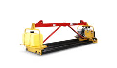 Pictured is the Allen model 75 Triple Roller Tube Paver.
