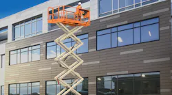 Pictured is JLG's new 4069 and 4769 RT/ERT scissor lift.