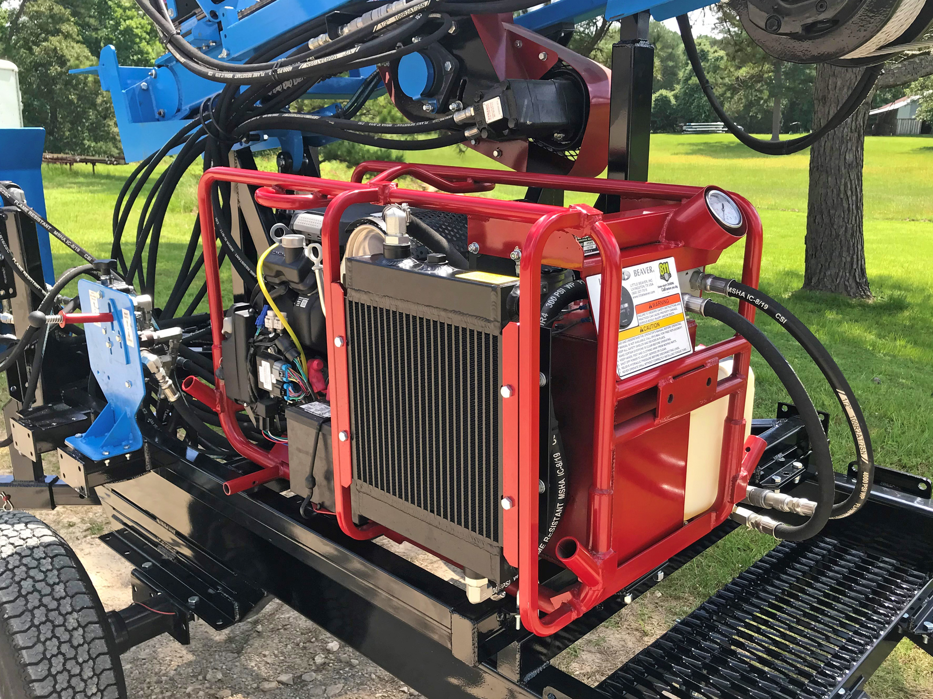 Pictured is Lone Star Drills new drills with Honda iGX800 engines.