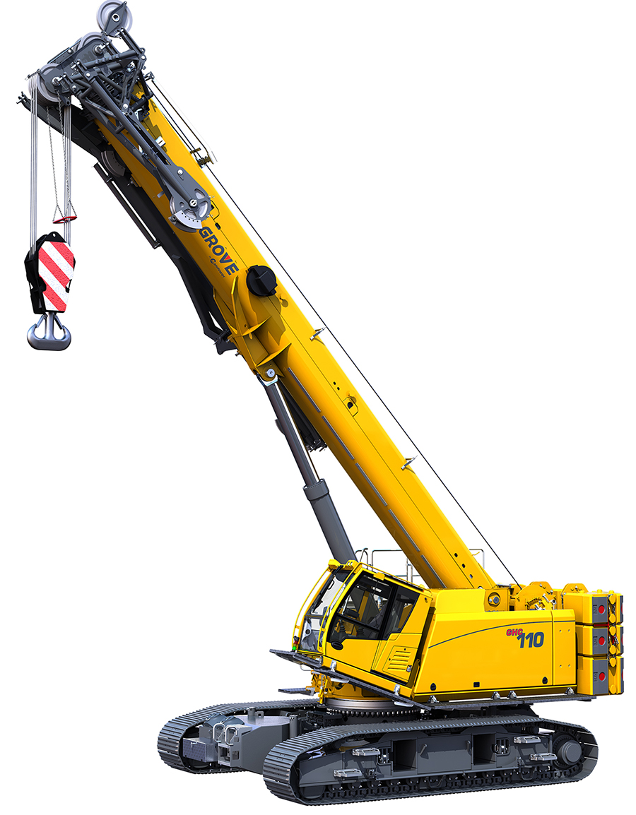 Pictured is the new Manitowoc Grove GHC110.