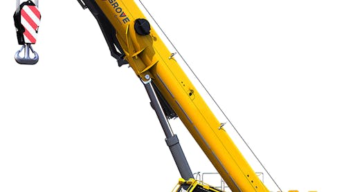 Pictured is the new Manitowoc Grove GHC110.