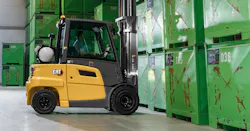 Pictured is Mitsubishi Logisnext Americas group new Cat 3,000 – 7,000 pound hydrostatic internal combustion (IC) forklift series. Pictured is Mitsubishi Logisnext Americas group new Cat 3,000 – 7,000 pound hydrostatic internal combustion (IC) forklift series.