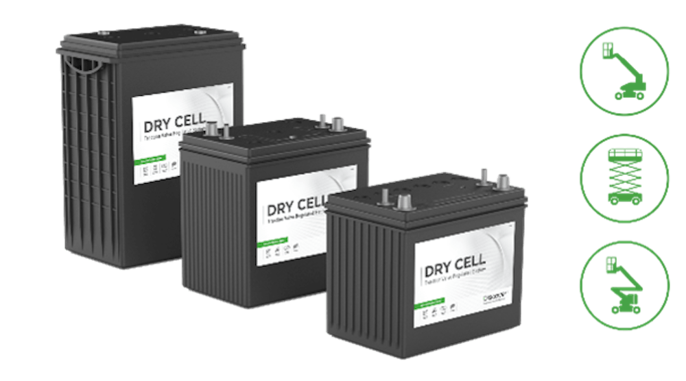 Discover Battery has introduced a range of DRY CELL batteries designed specifically for the powered access industry.