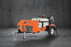 Pictured is the JM-2512 Typhoon® trailer jetter. Pictured is the JM-2512 Typhoon® trailer jetter.