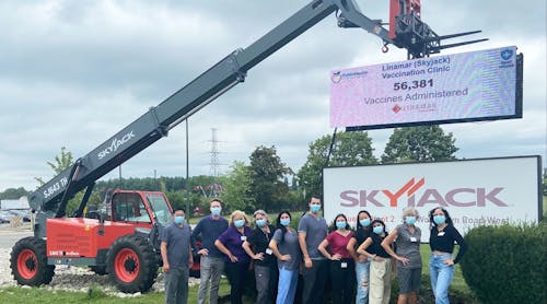 Skyjack Vaccination Clinic Wide 2021