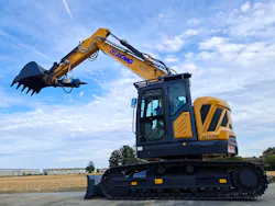 Pictured is the XE155ECR model hydraulic crawler excavator Pictured is the XE155ECR model hydraulic crawler excavator