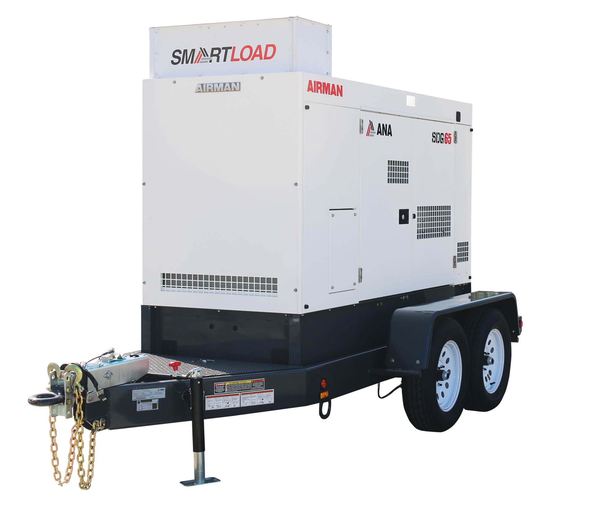 Pictured is the SDG65S Series 65kVA prime power generator