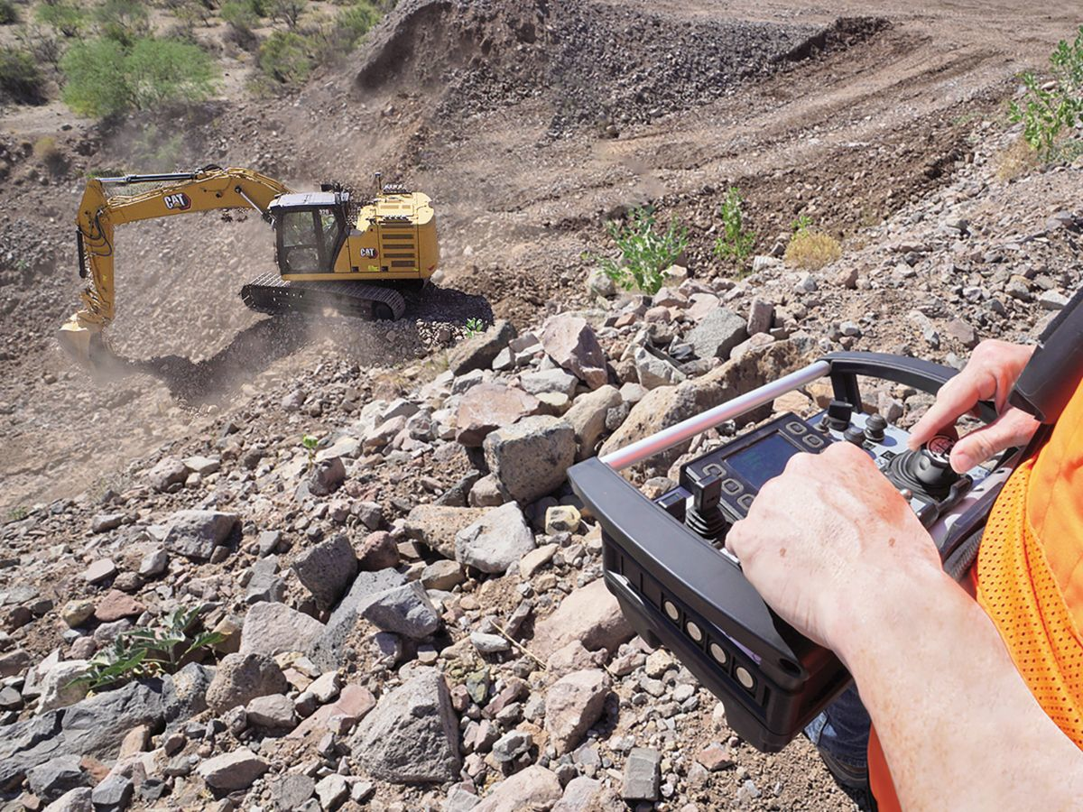 Cat Command for Excavating remote controll