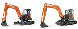 Doosan's new mini excavators Doosan's new mini excavators