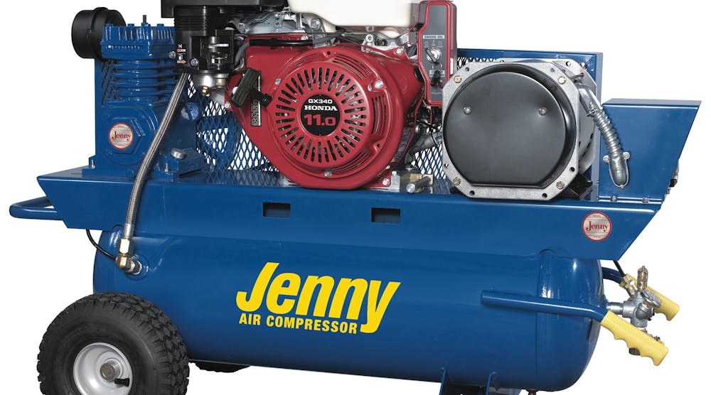 Pictured is a Jenny compressor/generator combination model