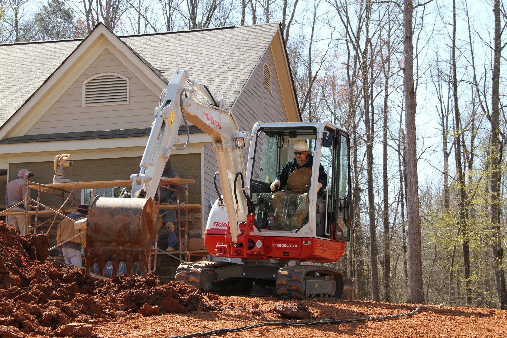 Takeuchi&rsquo;s TB240 compact excavator