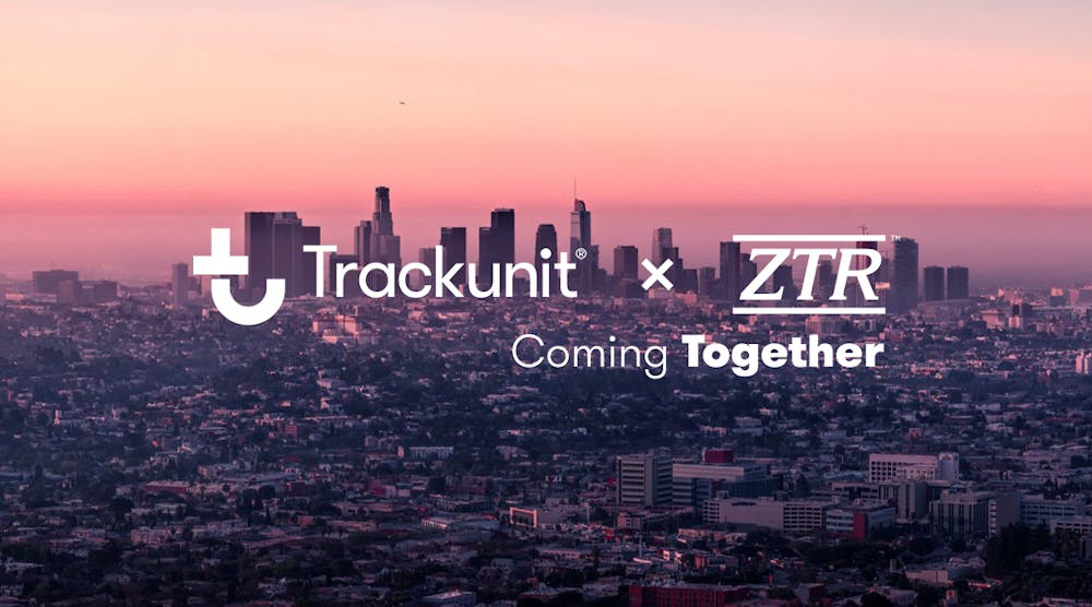 Trackunit And Ztr I Io T Are Coming Together