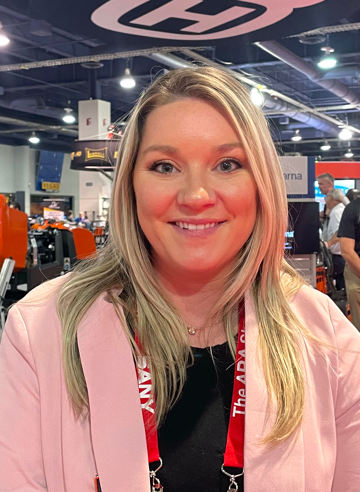 Britani Lolley with Bounce Around Austin at the 2021 ARA Show in Las Vegas