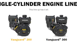 Vanguard engine lineup