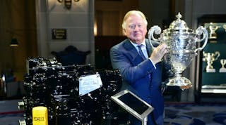 Jcb Lord Bamford Pictured With The Dewar Trophy 21