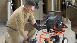 General Pipe Cleaners’ JM-1450 electric water jet General Pipe Cleaners’ JM-1450 electric water jet