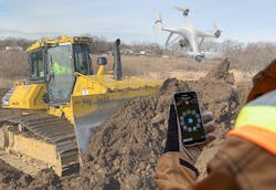 Komatsu SmartConstruction Field Drone Dashboard Komatsu SmartConstruction Field Drone Dashboard