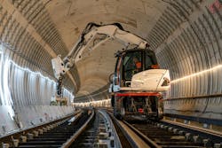 Mecalac’s rail excavator line Mecalac’s rail excavator line