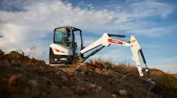 Bobcat E32 compact excavator