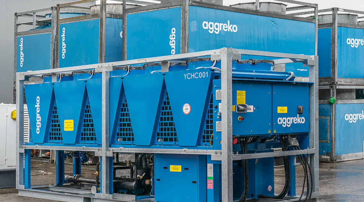 Aggreko’s 400kW Heat-Pump Chiller Helps Reduce Carbon Emissions ...