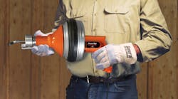 General Pipe Cleaners’ hand-held Power-Vee drain cleaner