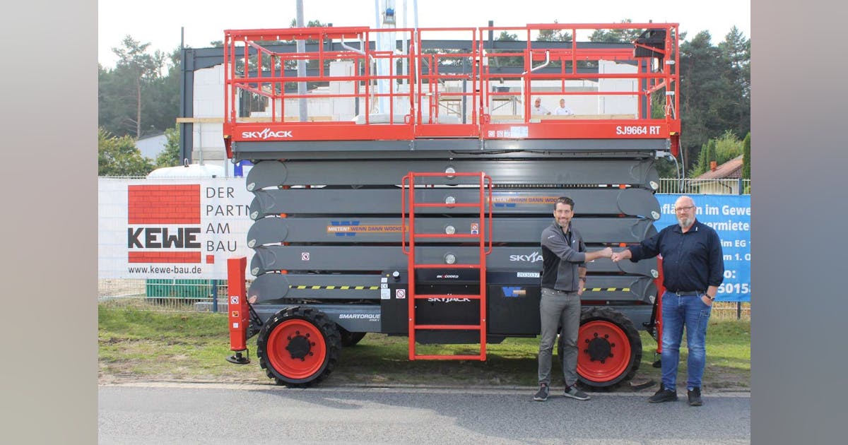Skyjack's Largest Rough Terrain Scissor Lift Enters German Skyjack's Largest Rough Terrain Scissor Lift Enters German