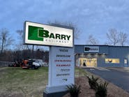 Barry Equipment South Windsor, Conn., front sign