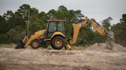 Caterpillar backhoe