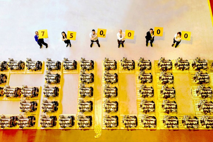 JCB 750,000th engine