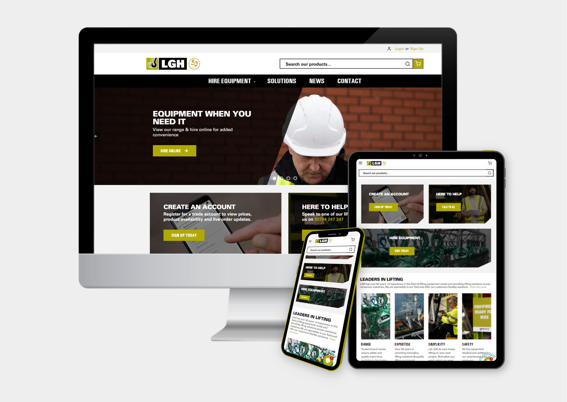 Lgh E Commerce Site Launch