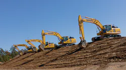 Komatsu's line up of new iMC 2.0 excavators v2