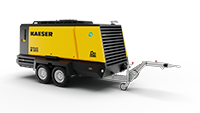 Kaeser M255 portable diesel compressor