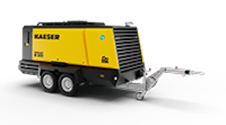 Kaeser M255 portable diesel compressor