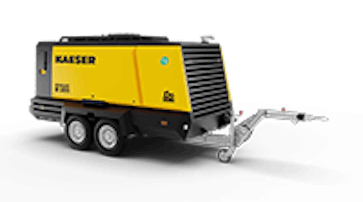 Kaeser M255 portable diesel compressor