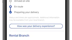 United Rentals Mobile App Tracker