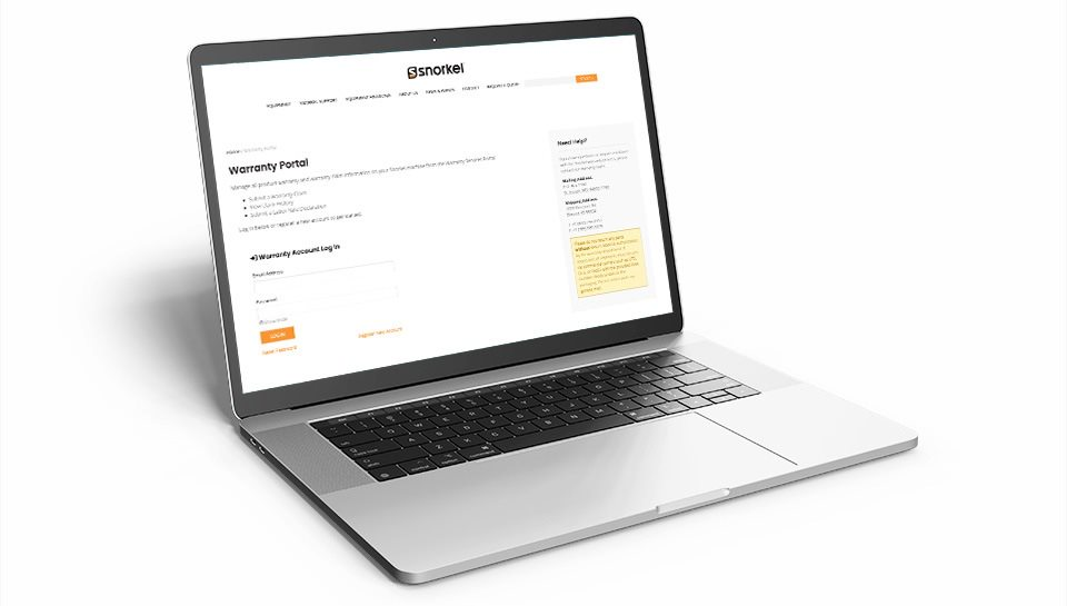 Snorkel Online Services Portal