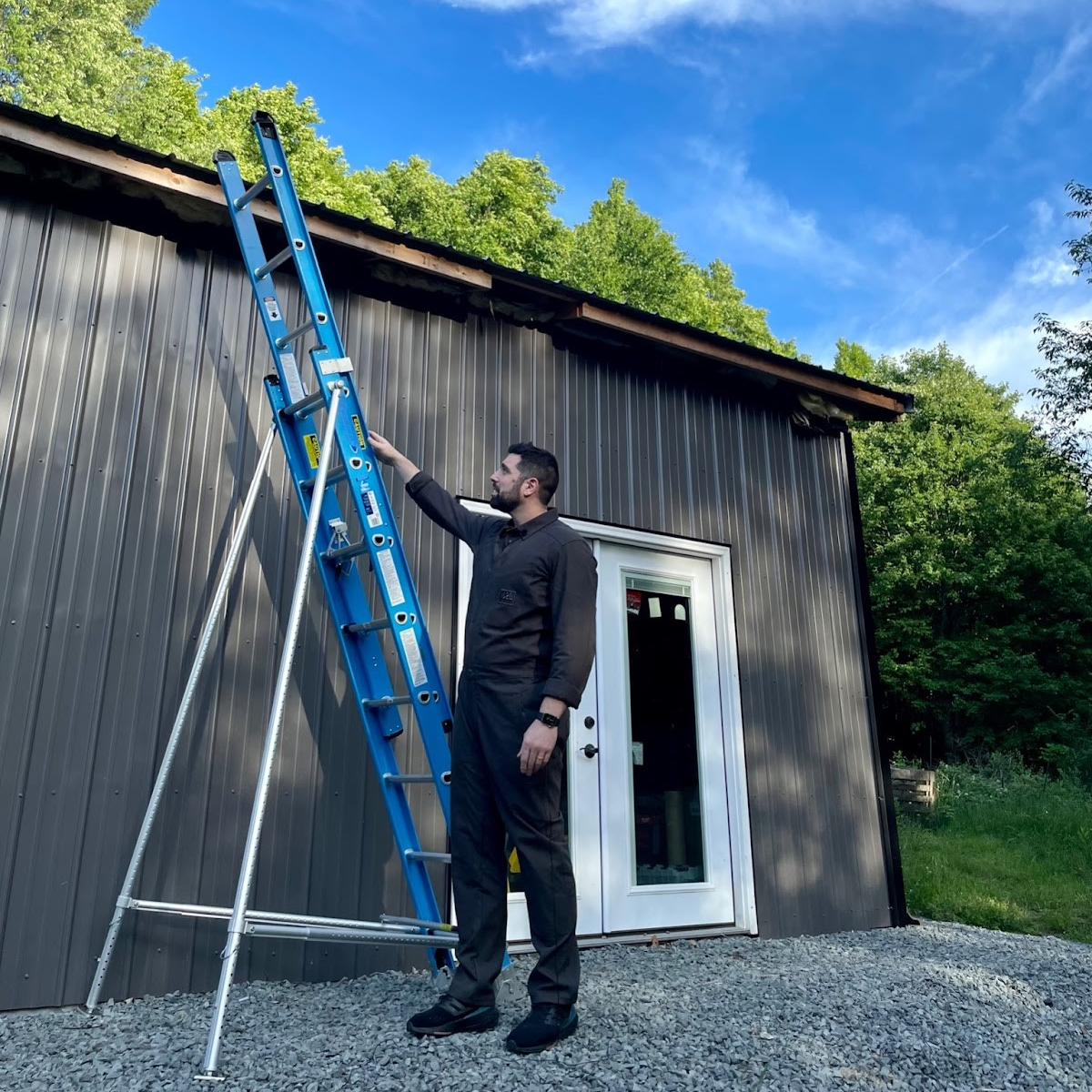 LadderLock is a Ladder Stabilizing Assembly System for Extension