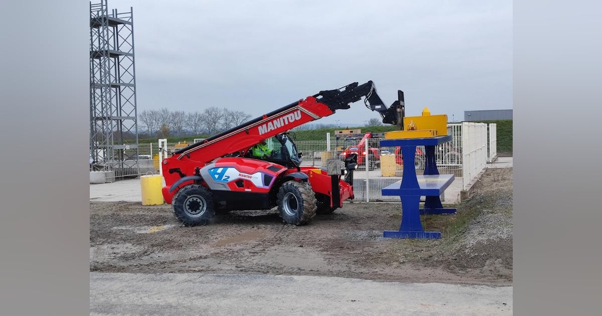 Manitou Group Presents its First Prototype Telehandler and Hydrogen ...