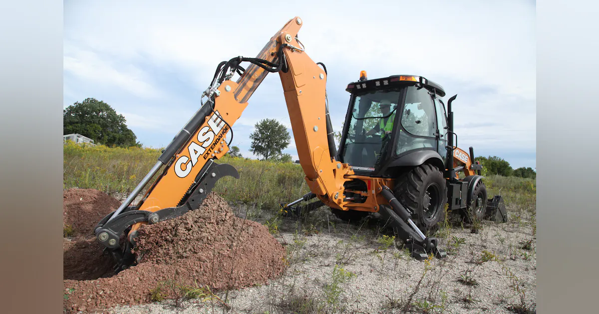 Case N Series Backhoe Loader Adds PowerBoost, Direct Drive and Factory ...
